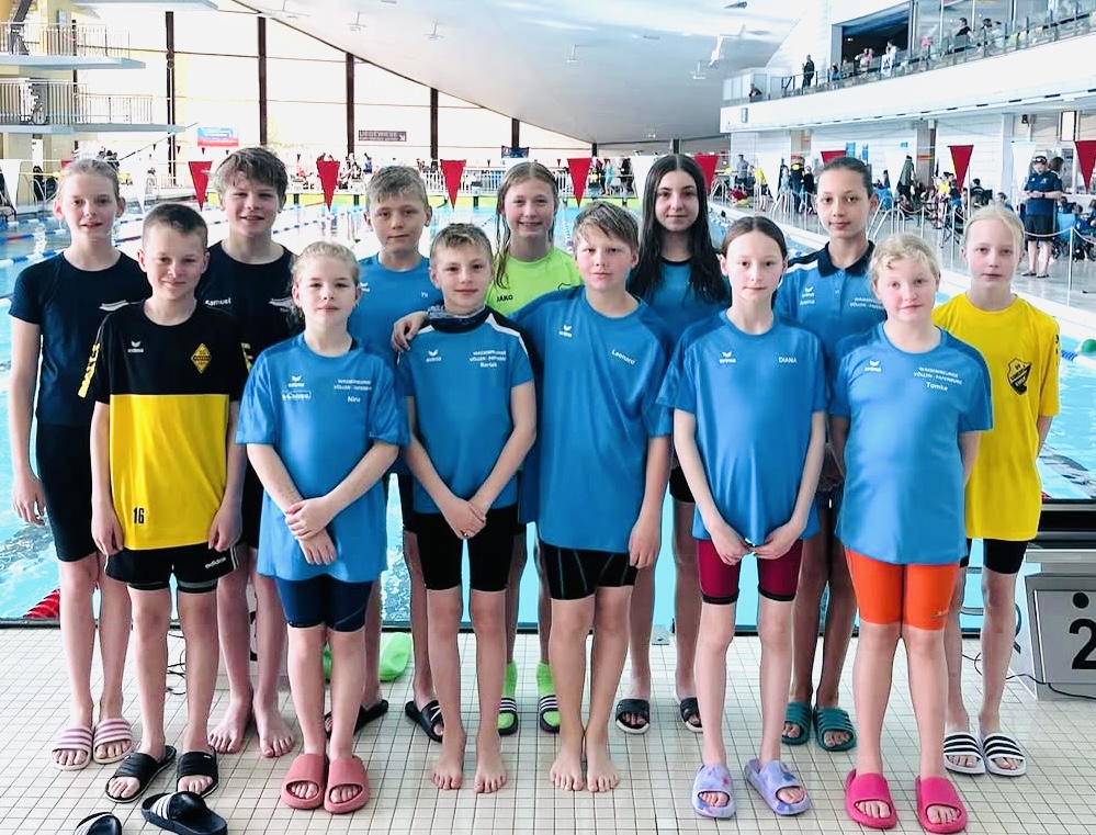 Die jungen emsländischen Talente bei ihren Landesjahrgangs-Meisterschaften 2025 im Stadionbad Hannover