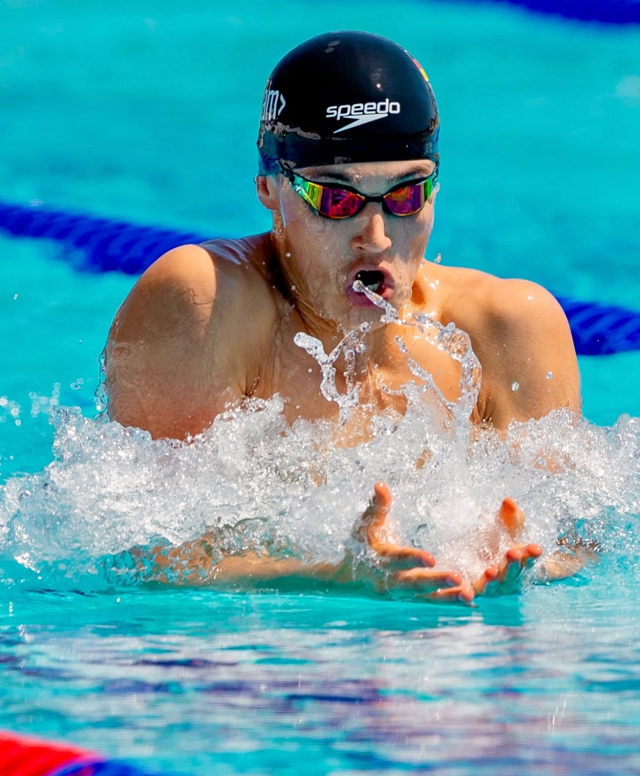 Fabio Berendes bei JEM im slowakischen Samorin: Kein Finale, kein Semifinale aber Zeiten, die in der Zukunft Großes von dem 18-jährigen Emsbürener Brustschwimmer erwarten lassen.